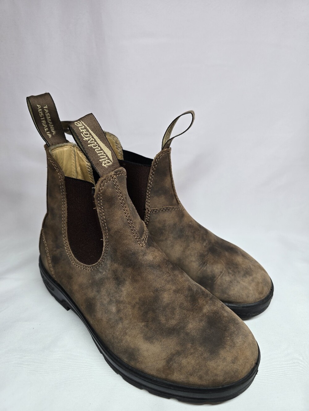 Blundstone #585 Classics leather boots in rustic brown AU 3.5 US women's 6.5 - Picture 9 of 10